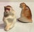 Japanese Mid 20th Century Japanese Trompe-L’Oeil Japanese Porcelain Monkey Salt and Pepper Shakers - a Pair For Sale - Image 3 of 12