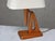 Swedish Modern Sculptural Table Lamp in Teak from Steneby Hemslöjdsförening, 1950s For Sale - Image 11 of 13