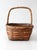 Vintage Woven Gathering Basket For Sale - Image 13 of 14