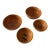 Set of 4 Vintage Mexican Pottery Clay Bowls For Sale