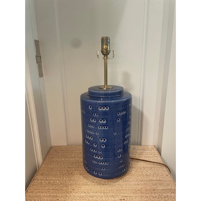 Bring timeless elegance and a fresh pop of color to your home with this new Pebbled Blue Ceramic Table Lamp. Featuring a...