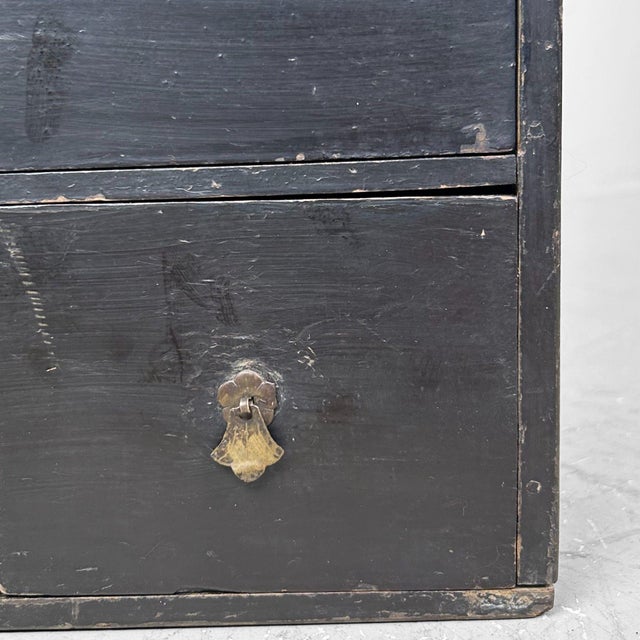 Wood Small Meiji Tansu Storage Cabinet, Japan, 1890s For Sale - Image 7 of 14