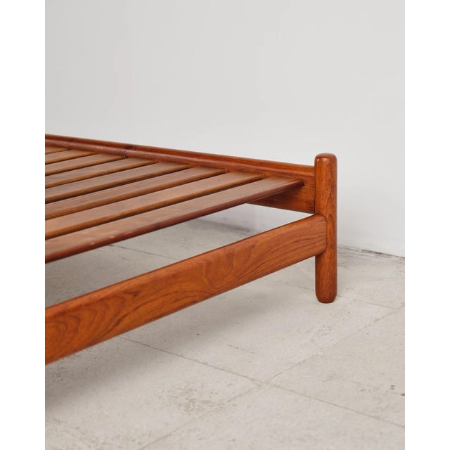 Daybed in Teak and Bouclé Upholstery, Denmark, 1960s For Sale - Image 9 of 17