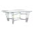 Vintage Lucite and Chrome Coffee Table For Sale