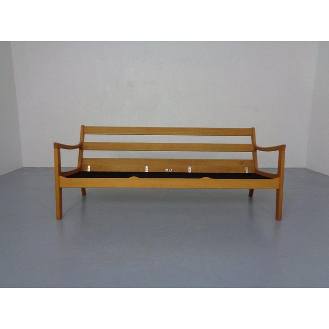 Senator Sofa in Oak by Ole Wanscher for Poul Jeppesen, Denmark, 1960s For Sale - Image 11 of 18