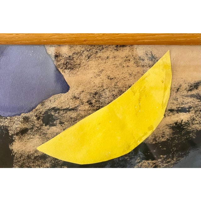 Paint Emilio Tadini, Italian Pop Art Mixed Media Surrealist Painting Collage Gouache Emilio Tadini For Sale - Image 7 of 12