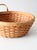 Vintage Handwoven Wood Splint Basket For Sale - Image 10 of 15