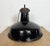 Industrial Black Enamel Factory Lamp with Cast Iron Top from Elektrosvit, 1950s For Sale - Image 16 of 18
