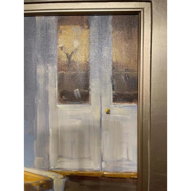 Framed Oil on Canvas "Afternoon on the Veranda" by Laurel Daniel For Sale - Image 10 of 11