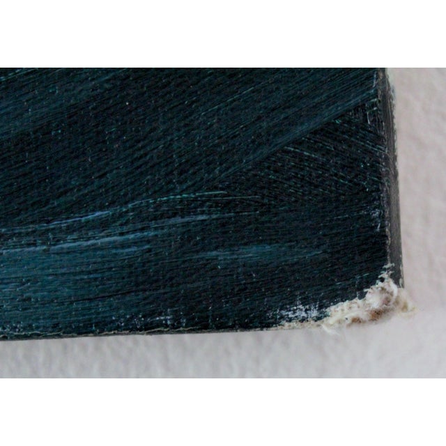 Vintage Mid-20th Century Signed Maritime Oil Painting of Tall Ship at Sea – Nautical Seascape on Canvas For Sale - Image 12 of 14