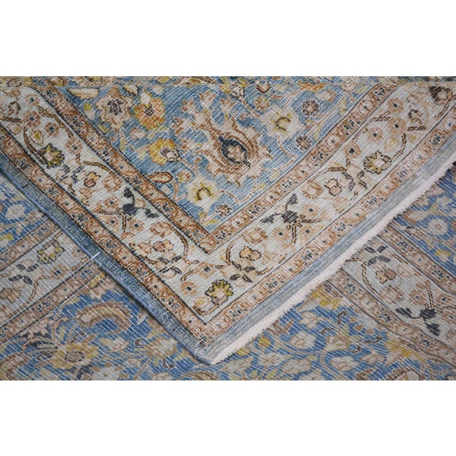 Vintage Knotted Wool Rug, 8'7''x11'8'' For Sale In New York - Image 6 of 6