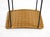 Mid-Century Modern Rattan Stool with Black Iron Frame, 1950s For Sale - Image 16 of 18