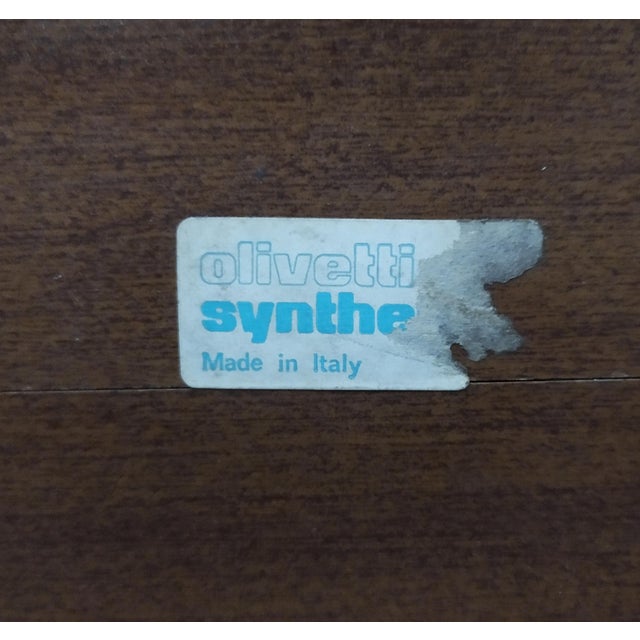 Olivetti Synthesis table desk,1972. Designer Ettore Sottsass. Olivetti label under the table. Small signs of use and age....