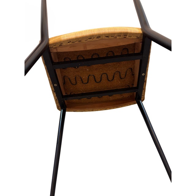 Authentic 1950s French Mid-Century Colette Guéden for Coop Meubles Nancy Accent Chairs - A Mismatched Pair For Sale In New York - Image 6 of 10