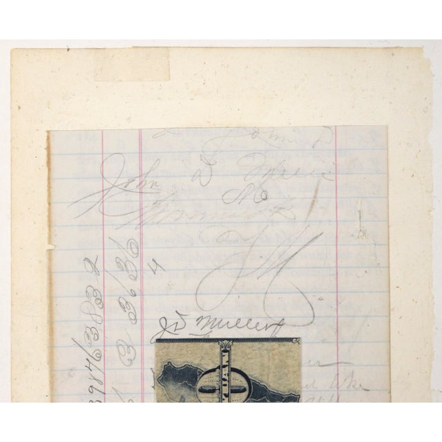 "No. 2710" Miniature Collage Currency by Michael Pauker For Sale - Image 4 of 8