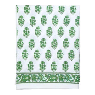 Riya King Bed Green Flat Sheet For Sale