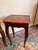 Chestnut Pair of Vintage Italian Burl Wood End Tables | Made in Italy Rococo Style Accent Tables For Sale - Image 8 of 12