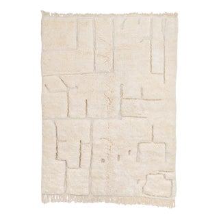 Hand-Knotted Wool Rug by Azele Studio For Sale