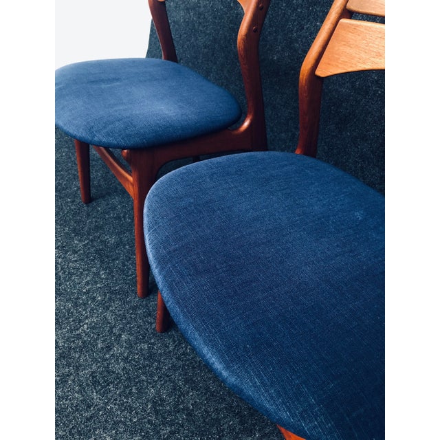 Wood Danish Teak Dining Chairs by Erik Buch for Chr. Christiansen, 1960s, Set of 7 For Sale - Image 7 of 14