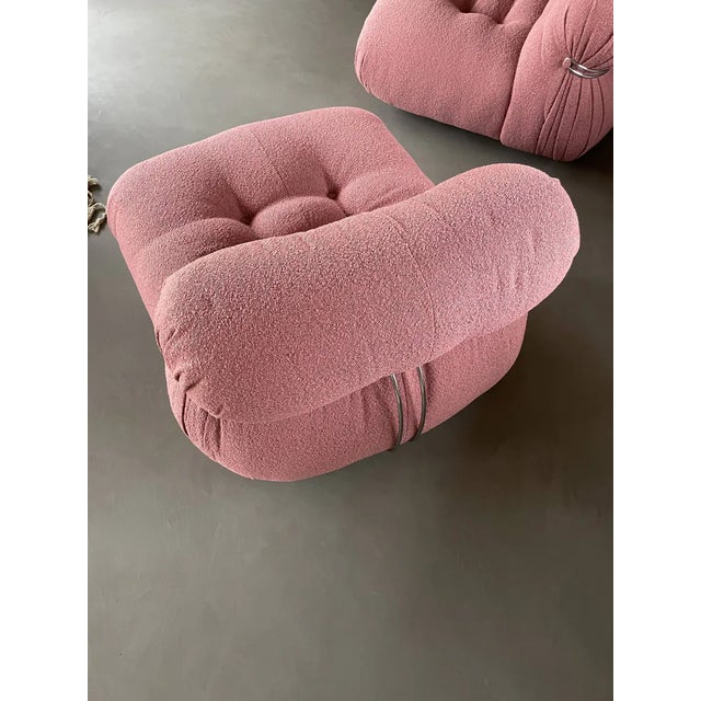 Late 20th Century Armchair Soriana Afra and Tobia Scarpa 60s Cassina For Sale - Image 4 of 15