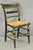 Antique Colonial Red Hand Painted Harvest Hitchcock Rush Seat Side Chair For Sale - Image 18 of 18