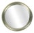 Nickel-Plated Brass & Black Metal Narcisso Mirror by Sergio Mazza for Artemide, 1970s For Sale