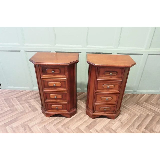 Arts and Crafts Style Nightstands, 1960, Set of 2 For Sale - Image 6 of 8