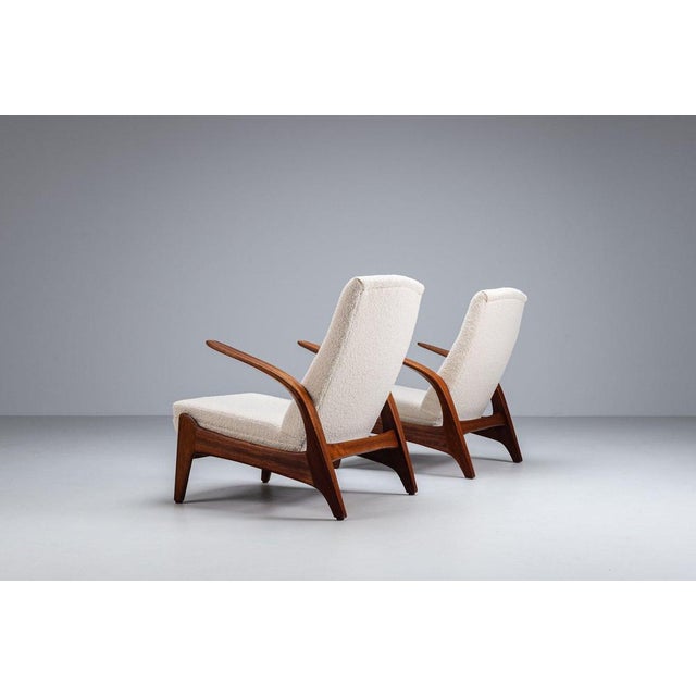Rastad and Relling Low Back Lounge Chairs Gimson and Slater Norway 1960, Set of 2 For Sale - Image 4 of 14