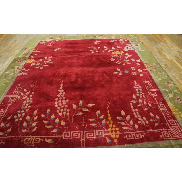 1920s Chinese Art Deco Carpet ( 8' x 9'6" - 245 x 290 ) Chinese - Art Deco As the name implies, pieces woven between the...