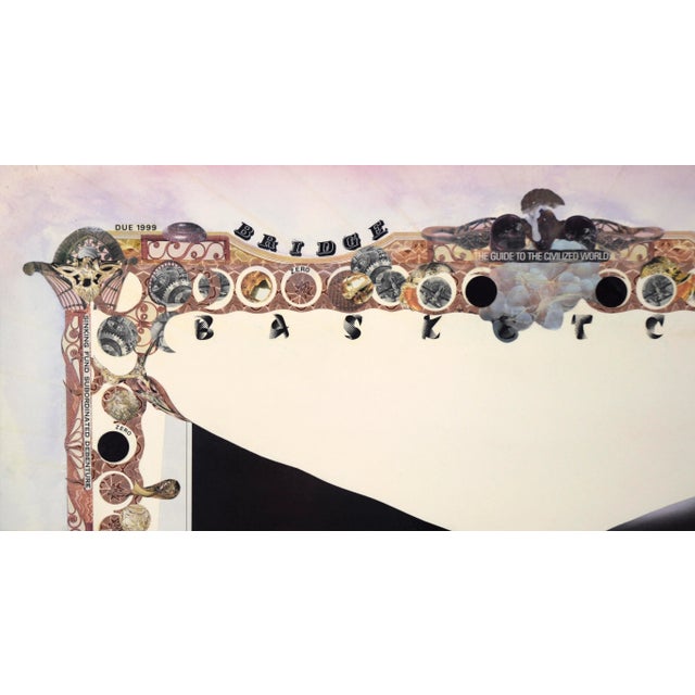 "Bridge Loan (Basketcase)" Satirical Bond Paperwork Collage by Mickey "Kano" Kane For Sale - Image 4 of 7