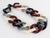 2000 - 2009 Angela Caputi Italy Choker Necklace Massive Silver, Black, Red Resin Chain For Sale - Image 5 of 9