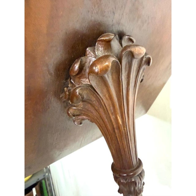 19th Century Style Adjustable Bookend or Music Stand in Hand-Carved Walnut, Italy, 1950s For Sale - Image 9 of 18