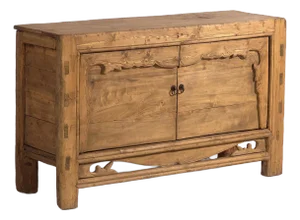 Small Antique Sideboard with Two Doors, 1900