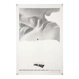 Vintage Original 1969 Robert Redford "Downhill Skier" Film Poster For Sale