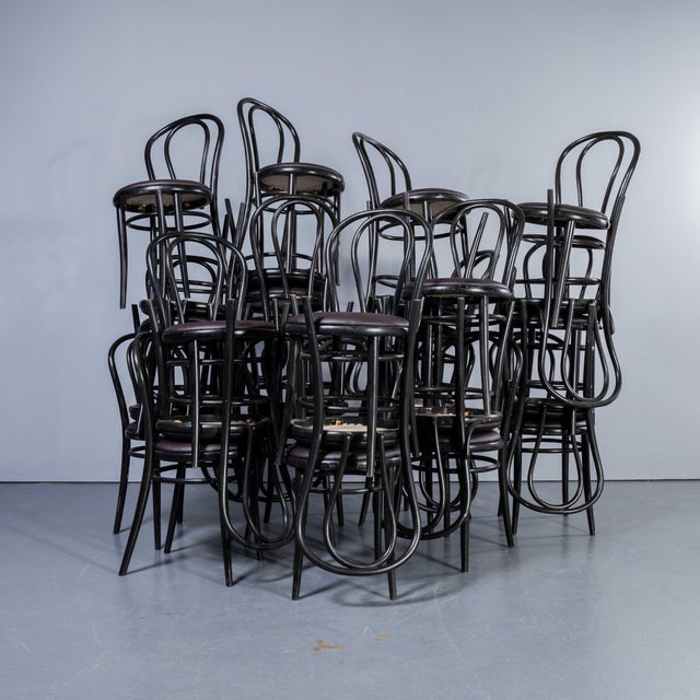 Wood Vintage Bentwood Dining Chairs, 1970s, Set of 4 For Sale - Image 7 of 11