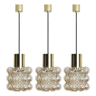 Glass Pendant by Helena Tynell for Glashütte Limburg, 1960s For Sale