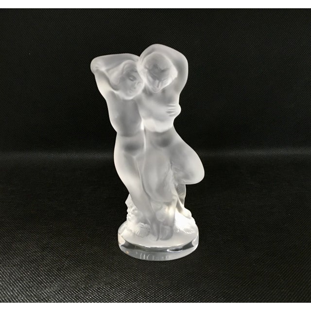 1970s Vintage Lalique “Le Faune” Figurine For Sale - Image 5 of 5
