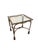 1950s Gilt Hollywood Regency Rope & Tassel Metal and Glass Nesting Tables For Sale In New York - Image 6 of 18