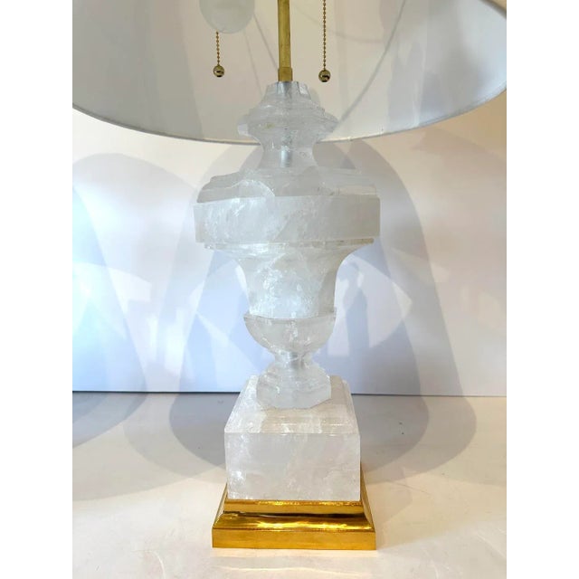 "Lucca" Solid Rock Crystal Lamp by Antonio's Bella Casa For Sale In Los Angeles - Image 6 of 6