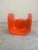 Multifunctional Children's Chair in Orange by Johannes Foersom & Peter Hiort Lorenzen for Cado For Sale - Image 3 of 11