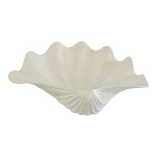 Faux Shell Ceramic Bowl For Sale