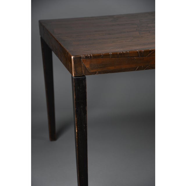 Vintage Sculptural Hammered Copper Coffee Table by Heinz Lilienthal, Germany, 1960s For Sale - Image 10 of 18