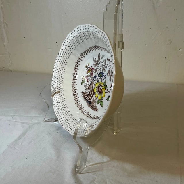 Royal Doulton Vintage Royal Doulton "Grantham" Oval Serving Bowl, Made in England For Sale - Image 4 of 6