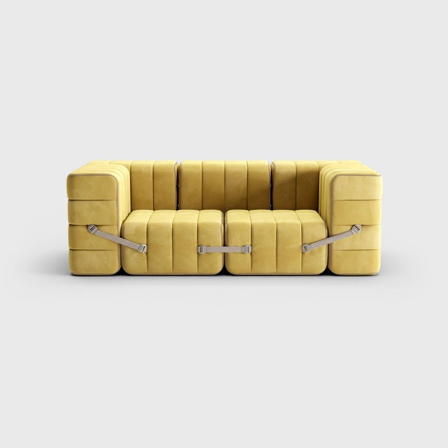 Not Yet Made - Made To Order Flexible Two-Seater Sofa with Armrests by Ambivalenz, Set of 7 For Sale - Image 5 of 5