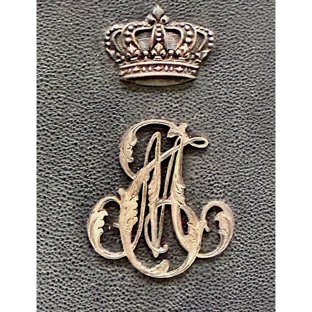Royal 60th Anniversary Presentation Portfolio With Watercolor and Silver Mounts For Sale - Image 10 of 14