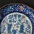 Chinese Ceramic Plate,Blue and White Red Ground Porcelain Plate Hand Painted Butterfly and Flowers Pattern For Sale - Image 4 of 10