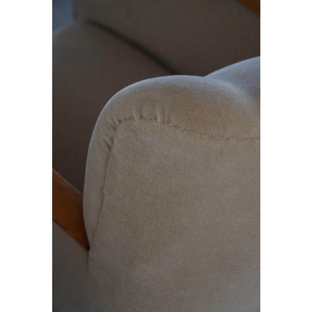 Danish Modern Art Deco Lounge Chairs in Mohair and Elm, 1940s, Set of 2 For Sale - Image 9 of 18