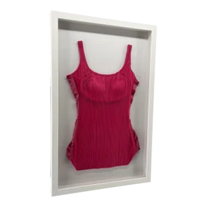 Vintage Red Swimsuit Framed Beach Home Wall Decor