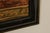 Mid 20th Century Roman Fresco Oil Painting Signed 'Fabriano' with Black Frame For Sale - Image 12 of 18
