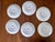 Vintage French Pillivuyt Porcelain Oyster Plates, White, Set of 6 For Sale - Image 9 of 10